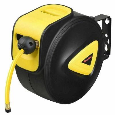 China 33ft 10Meters Adjustable Retractable Air Compressor Hose Reel Auto Rewind Garage Tool for sale