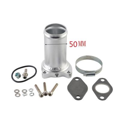 China Aluminum 50mm EGR Delete Removal Blanking Deflection Kit For VW Audi Skoda Seat 1.9TDI PD75 PD90 for sale