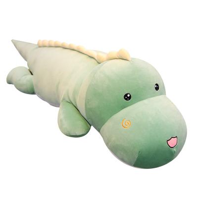 China Large Beautiful Baby Crib Decoration Colorful Crocodile Alligator Plush Soft Pillow Toys for sale