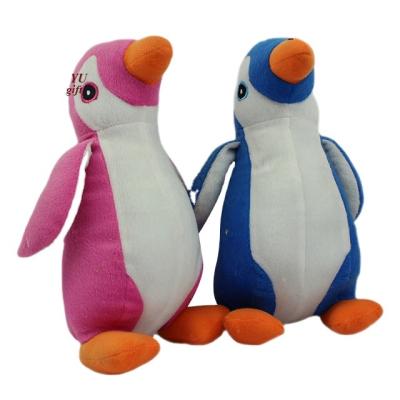 China Cheap Blue Decoration 20-40cm Melon Penguin Plush Toys For Crane Machine for sale