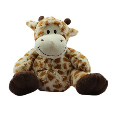 China Wholesale 30cm Decoration Stuffed Plush Microwave Cow Animal Toy With Free Samples for sale