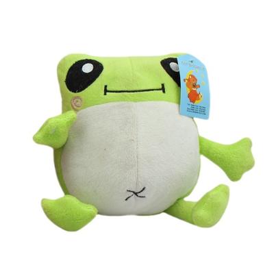 China Cute purple tree decoration vest galss sgt frog weighted pendant toy sad red val plush val for sale