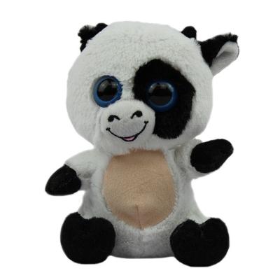 China Wholesale Custom Stuffed Lovely Cute Decoration Cow PP Cotton Stuffed Animals Toys for sale