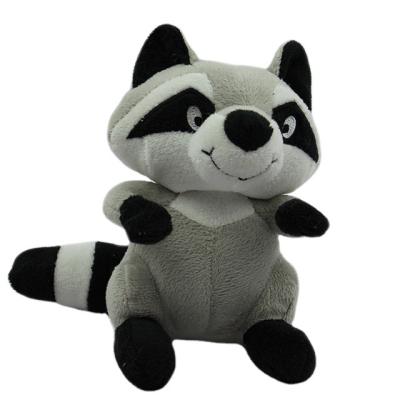 China Custom gi decoration super white brown raccoon lu ball plush soft soft plush toy for sale