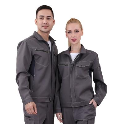 China 2021 Male and female long sleeve the same suit jacket anti-fouling and decontamination corporate long sleeve customization. for sale