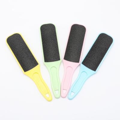 China Removing Foot Dead Hand Skin Plastic Double Sided Sandpaper Foot File For Removing Dead Skin And Calluses On Feet for sale