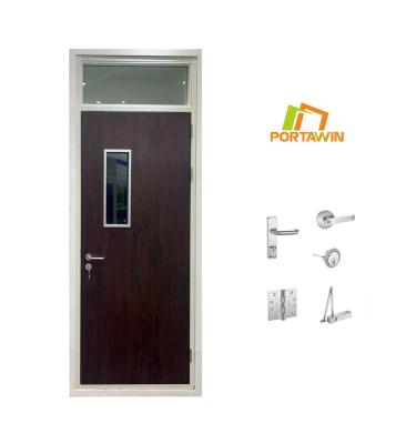 China Fire Protection PORTAWIN Access Fire Rated Door For Hotel American Standard Fire Resistant Safe For School for sale