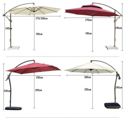 China Sun Shade New China Factory Hot Promotion Durable Garden Outdoor Steel Beach Yard Umbrellas for sale