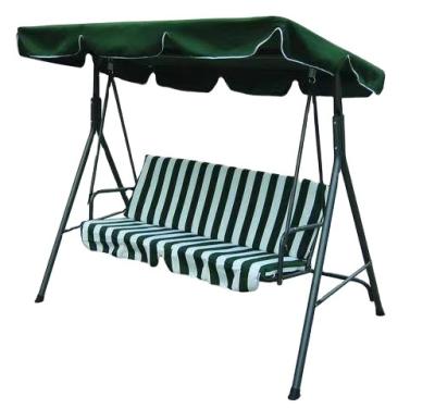 China Modern Hot Sales Customizable 3 Person With Cushion Patio Canopy And Folding Garden Swing Chairs for sale