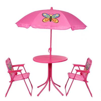 China Adjustable Kids Table Kids Folding Dining Table With Umbrella For Kids Garden Outdoor Picnic Table for sale