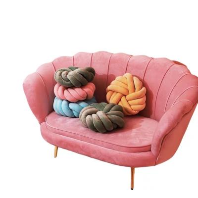 China Wholesale Fashion PORTABLE Leisure Soft Knot Ball Pillows Home Decor Cushion Knot Pillow Sofa Decoration Round Throw Pillow for sale