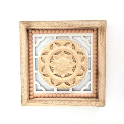 China Manufacturer Rustic Direct Rustic Style Wood Frame for Decorative Home Decor for sale