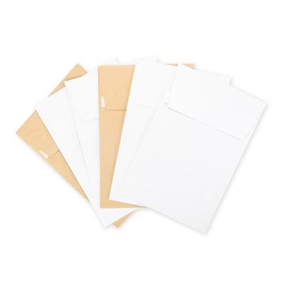 China 120gsm Express Kraft Paper Pocket Style Gusset Envelope for sale