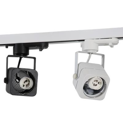 China Modern hot selling modern aluminum commercial shop jewelry black white display led track light for sale