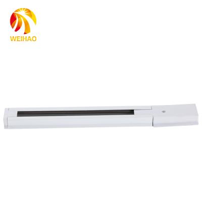 China Good Materials Commercial Mall Hotel 1m 1.5m 2m Led 2 Wire Spotlight Track Lighting Rail for sale