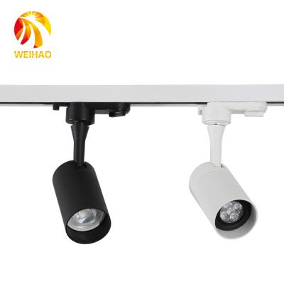 China 5 7 Watt Gu10 Restaurant Modern Aluminum White Black Shop Led Track Lighting for sale