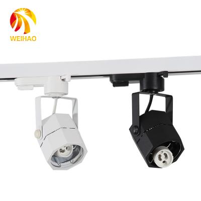 China New Modern Style Show Indoor Dimmable Aluminum Housing Gu10 Led Track Spot Light for sale