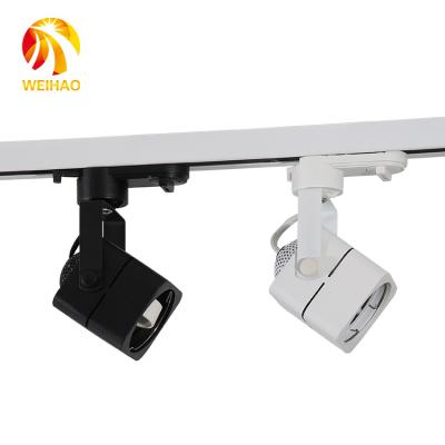 China Good Quality North Europe Clothing Store Adjustable Angle Aluminum Part Led Track Lights for sale