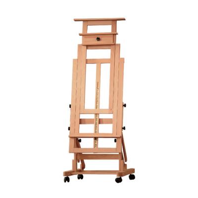 China Professional Art Materials for Acrylic Oil Painting Beech Wood Artist Master Studio Easel for sale