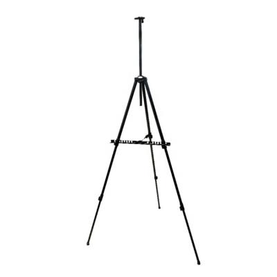 China Oil Acrylic Watercolor Painting Tripod Folding Field Aluminum Art Metal Easel Stand for sale