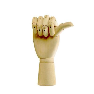 China Adjustable 8 Inch Children Right Hand Model Drawing Wood Mannequin for sale