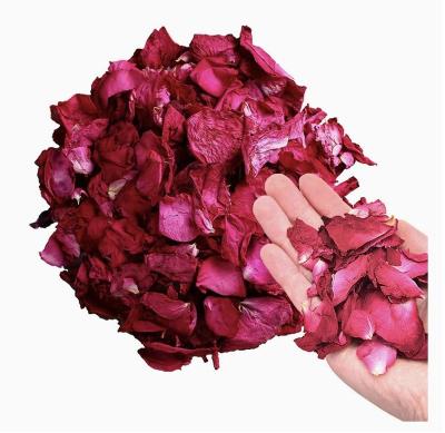 China High Quality Foot Care 100% Natural Organic Dry Rose Petals Rose Flower Petals Whitening Bath Body Foot Care for sale