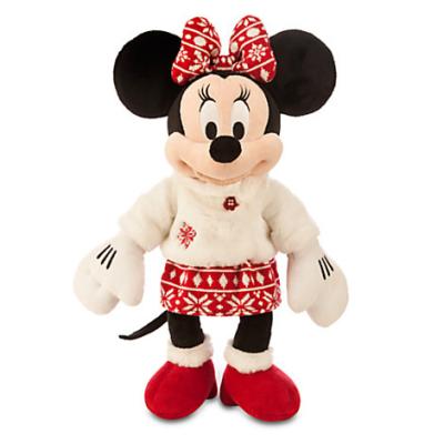 China Juguetes rellenos Minnie Mouse suaves de Disney de los juguetes de la felpa roja blanca de la promoción para el festival en venta