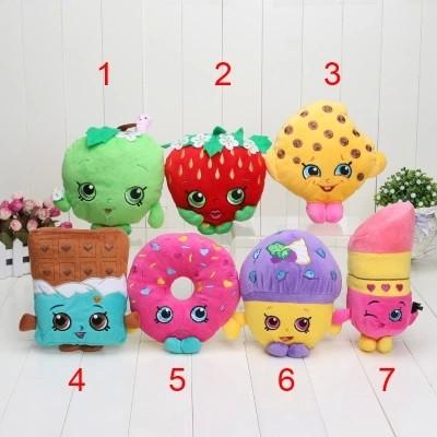 China Shopkins Assorted Characters Cartoon Plush Toys Red Cute ASTM-963 for sale