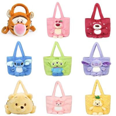 China New Disney Women Shoulder Bags cross handBags Purse bag Crossbody Bags Plush bags en venta