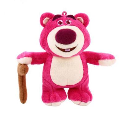 China 3 Lotso Huggin Bear Disney Plush Animals 13cm Keychian For Backpack for sale