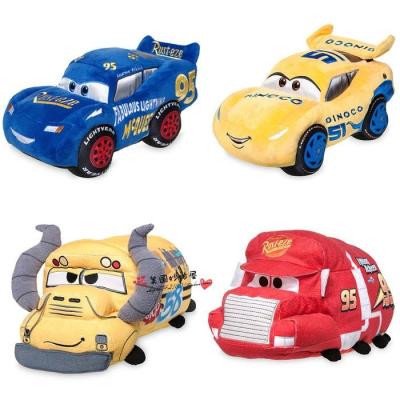 China Red Original Disney Roadster Racers Cars Toys 3 Stuffed Cartoon Plush Toys For Baby Playing for sale