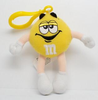 Китай Желтым подгонянные игрушки плюша Keychain игрушки M&M заполненные характером малые продается