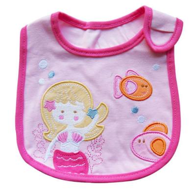 China Babero precioso de la toalla de la saliva de la prenda impermeable de princesa Soft Cotton Baby Bibs para la alimentación del niño en venta