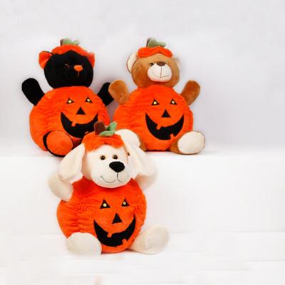 Cina Giocattoli per la promozione, giocattoli molli della peluche farciti zucca arancio di Halloween in vendita