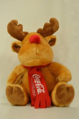 China Peluche promocional del reno de la Navidad de la Coca-Cola del juguete de la felpa de los alces en venta