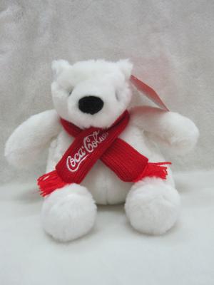 China La felpa de la Navidad del peluche del oso polar de la Coca-Cola juega el tamaño del 16cm en venta