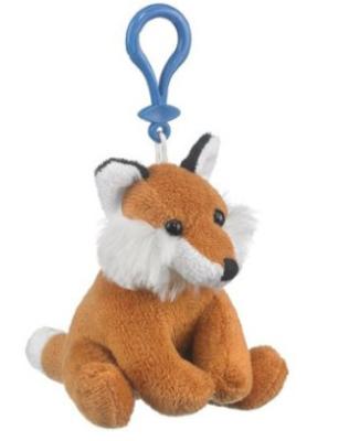 Китай Подгонянный плюш Брайна заполненный Fox Keychain малый Toys размер 12cm продается