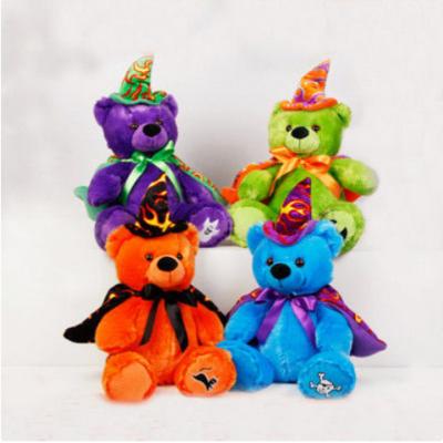 China juguetes rellenos para la promoción, juguetes suaves de la felpa del oso de peluche de 12inch Halloween en venta