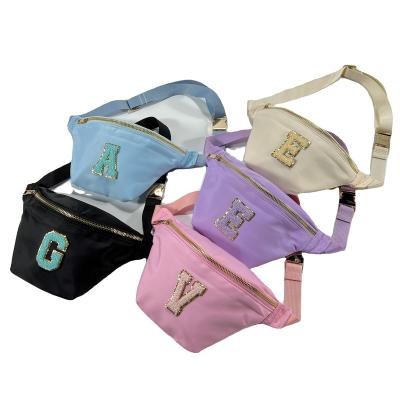 China New Products Water Proof Durable Customizable Nylon Fanny Pack Custom Logo Waist Multi Color Fanny Pack Bag for sale