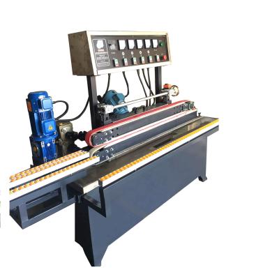 China Construction Material Stores 6 Motors Edge Polishing Machine Mini Glass Processing Machinery Horizontal Cheap Glass Edging Polisher for sale