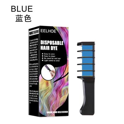 China Disposable Mini Comb Hair Dye Chalk Stick Easy Operation 8 Colors Hair Dye Styling Fast Lasting Dye Tool for sale