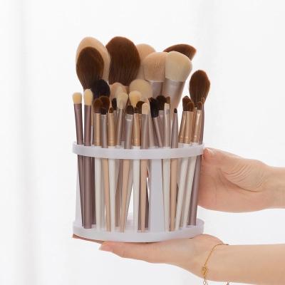 China Simple Viable Portable Eyebrow Pencil Eyeliner Brush Hanger Makeup Tool Pen Holder For Makeup Brush Holder Desk Organizer for sale