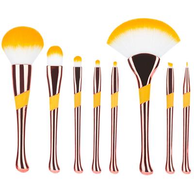 China Non-listing makeup brush tool kit 8 makeup powder eyeshadow base liquid new blush beauty makeup brush mixed brochas for sale