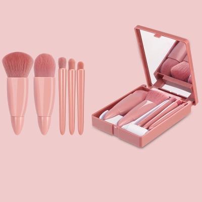 China 5Pcs Soft Touch Makeup Brushes Cosmetic Tool Kit Powder Eyeshadow Base Blush Blending Make Up Brush for sale