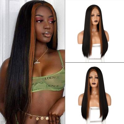 China Daily Use Mid - Part Hair Wig With Hanging Ears And Dyed Wig for sale