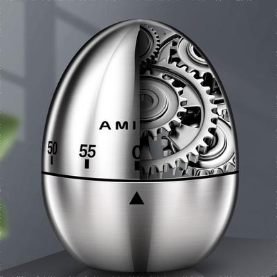 China Amazon Stainless Steel Kitchen Accessories Viable Hot Selling Home Egg Timer,Factory Produced Mechanical Kitchen Timer Alarm Clock for sale