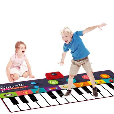 China Toy Amazon Hot Sale Christmas Birthday Gifts Keyboard Music Electronic Dance Touch Play Mat Gigantic Floor Piano Kids Playmats for sale