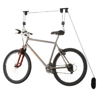 China Bike Ceiling-Mounted Ceiling Bike Hook Floor Bike Lift Rack Multi Functional Bike Wall Hanger Garage Bicycle Lift for sale