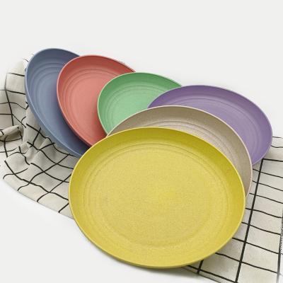 China High Quality Sustainable Green Healthy Biodegradable Reusable Plastic Board Wheat Straw Plastic Board Dinner Dishes for sale