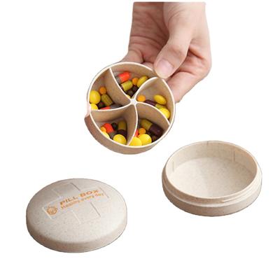 China Free Sample Eco-Friendly Mini Portable Pill Packaging 7 Day Travel Medicine Pill Case Pill Organizer Plastic Pill Box Portable for sale